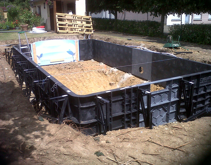 piscine coffrage