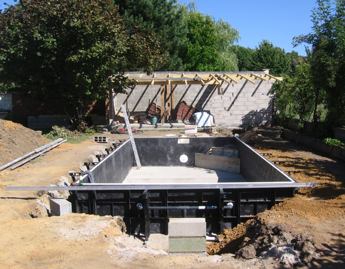 piscine coffrage